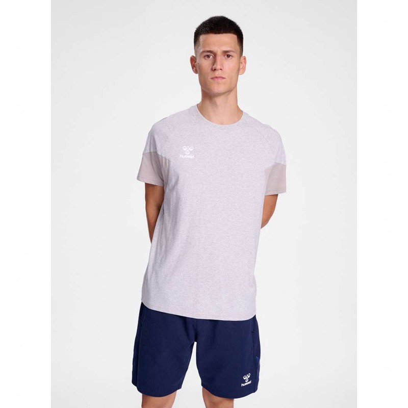 Hummel Travel S/S T-shirts Heren Grijs | 138632-191