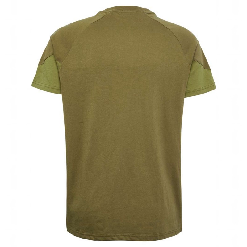 Hummel Travel S/S T-shirts Heren Olijfgroen | 546825-675
