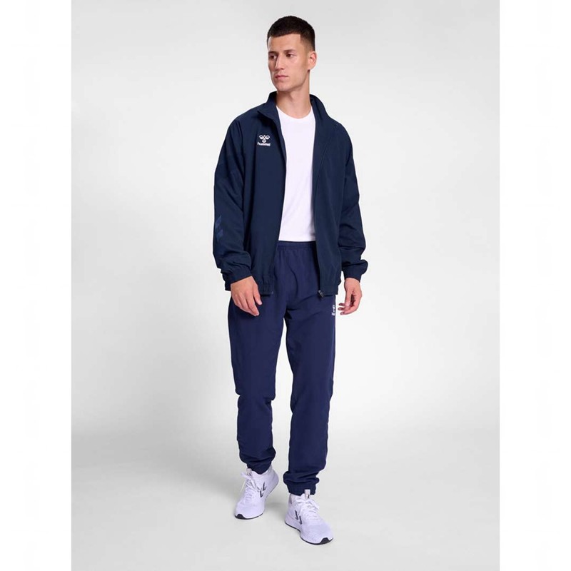 Hummel Travel Woven Jassen Heren Donkerblauw | 473379-803