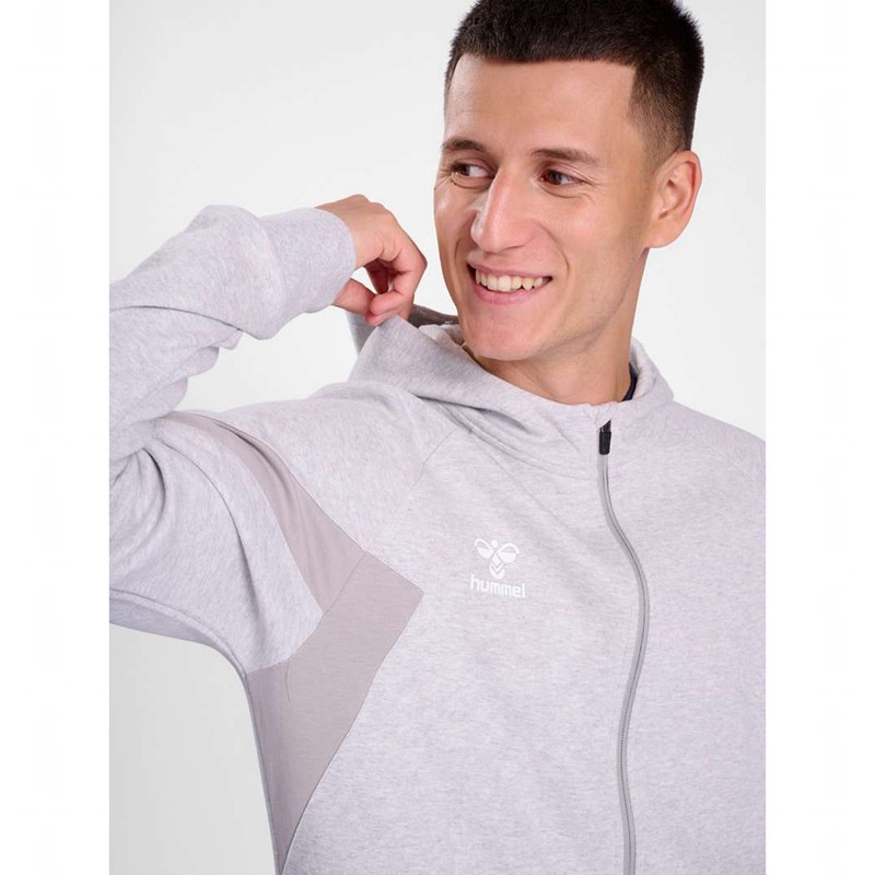 Hummel Travel Zip Hoodie Heren Grijs | 301772-858