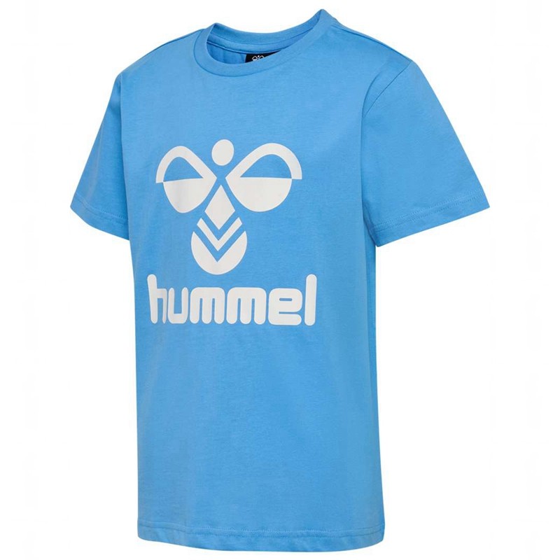 Hummel Tres S/S Korte Broek Kinderen Blauw | 649862-511