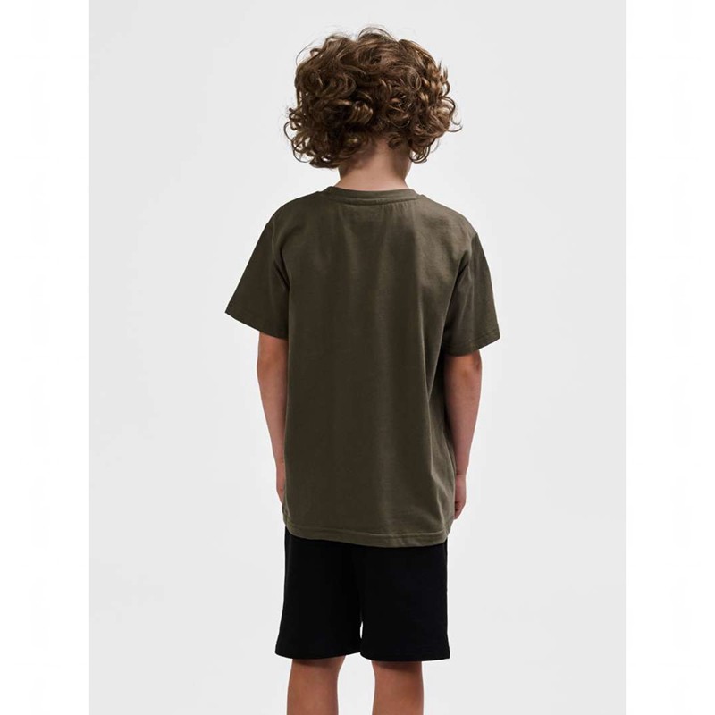 Hummel Tres S/S Sweatshirts Kinderen Olijfgroen | 298972-140