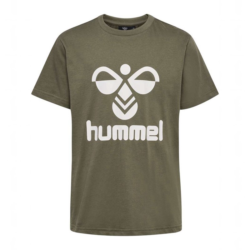 Hummel Tres S/S Sweatshirts Kinderen Olijfgroen | 298972-140