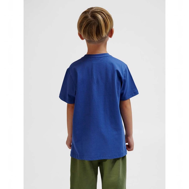 Hummel Tres S/S T-shirts Kinderen Blauw | 770067-249