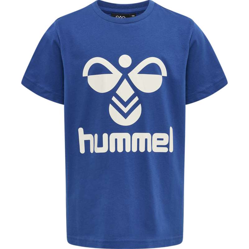 Hummel Tres S/S T-shirts Kinderen Blauw | 982961-676