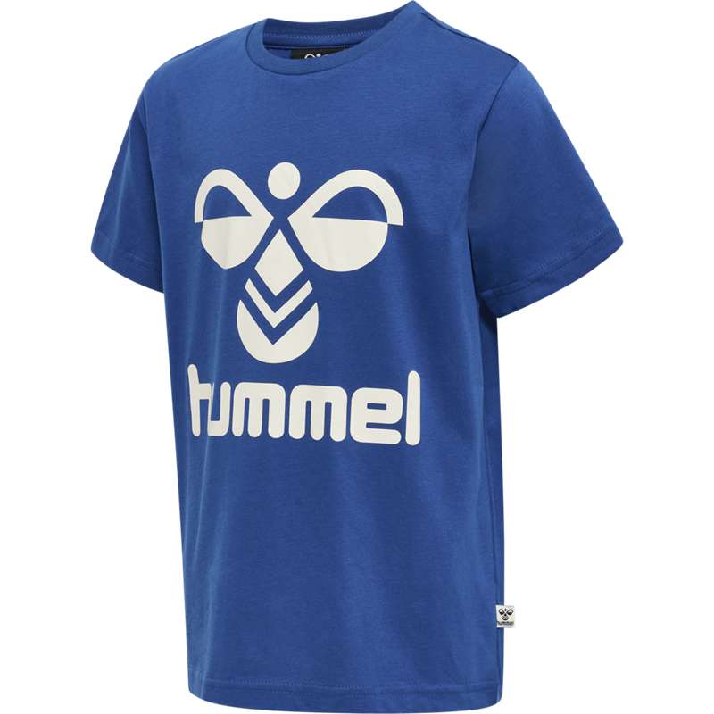 Hummel Tres S/S T-shirts Kinderen Blauw | 982961-676