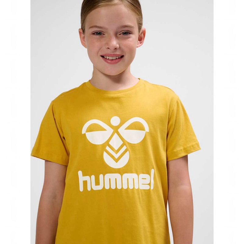 Hummel Tres S/S T-shirts Kinderen Geel | 112012-814