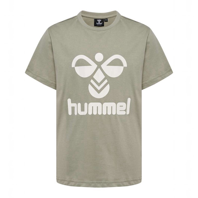 Hummel Tres S/S T-shirts Kinderen Grijs | 800142-519