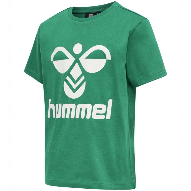 Hummel Tres S/S T-shirts Kinderen Groen | 231894-585