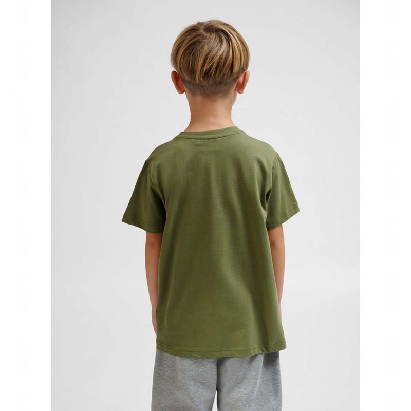 Hummel Tres S/S T-shirts Kinderen Olijfgroen | 509120-422