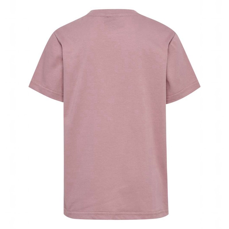 Hummel Tres S/S T-shirts Kinderen Roze | 552477-916