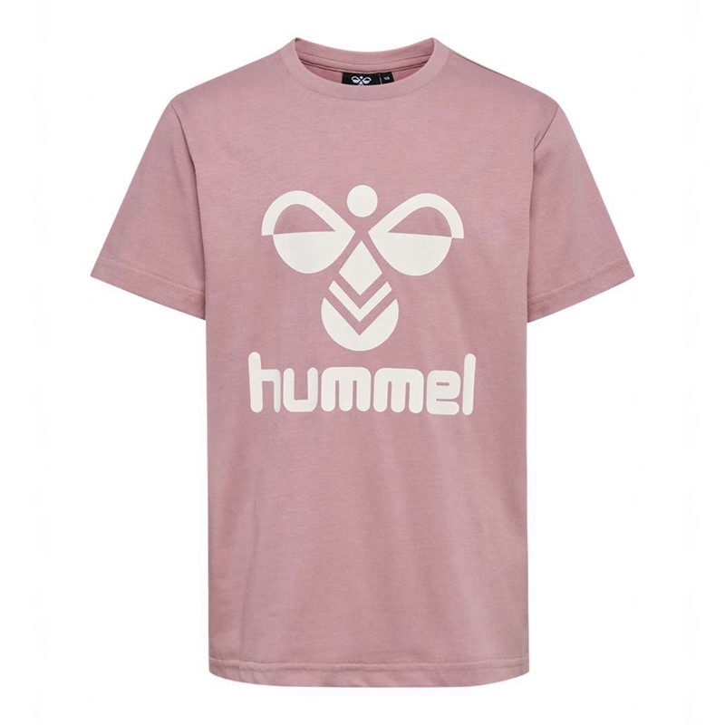 Hummel Tres S/S T-shirts Kinderen Roze | 552477-916