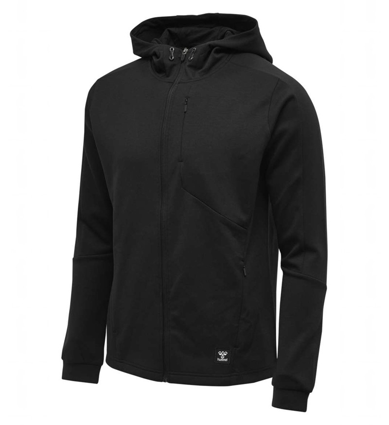 Hummel Tropper Zip Hoodie Heren Zwart | 515382-621