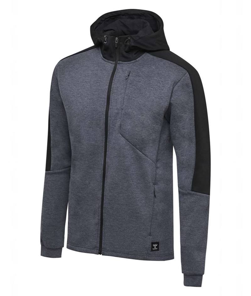 Hummel Tropper Zip Hoodie Heren Zwart | 833098-910