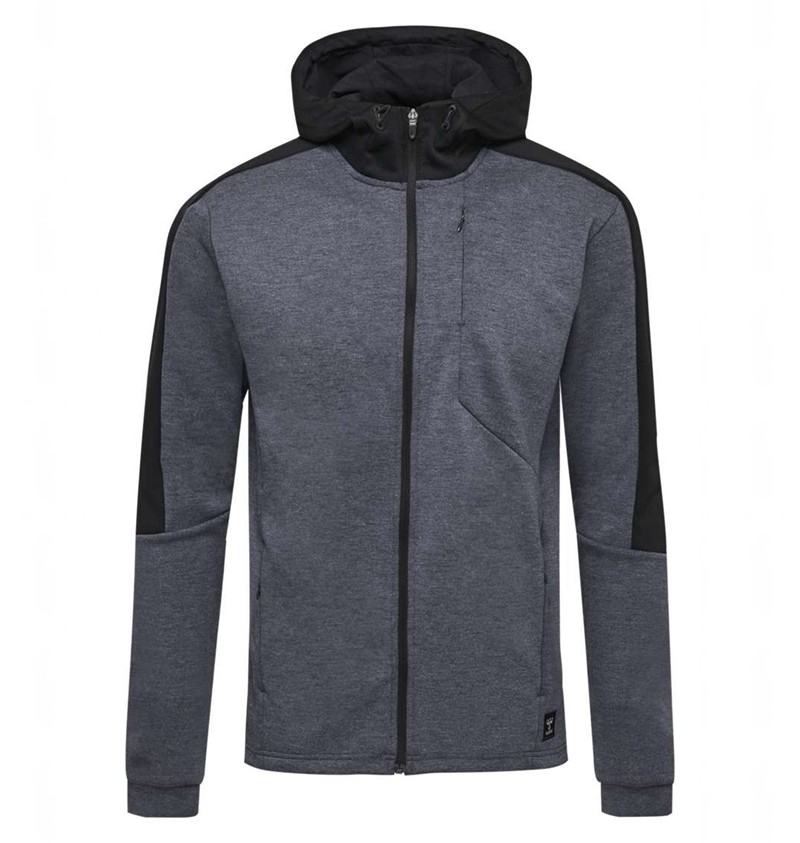 Hummel Tropper Zip Hoodie Heren Zwart | 833098-910