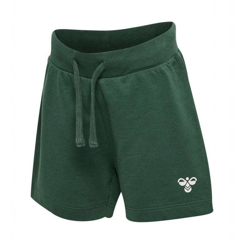 Hummel True Korte Broek Kinderen Groen | 985684-825