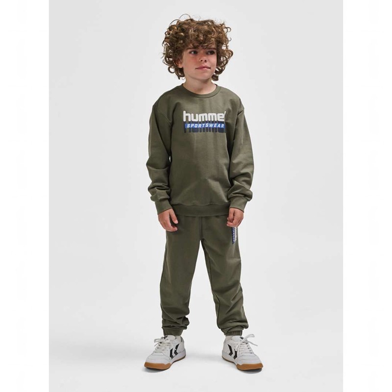 Hummel Tukas Broek Kinderen Olijfgroen | 307328-424