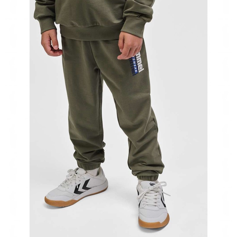 Hummel Tukas Broek Kinderen Olijfgroen | 307328-424