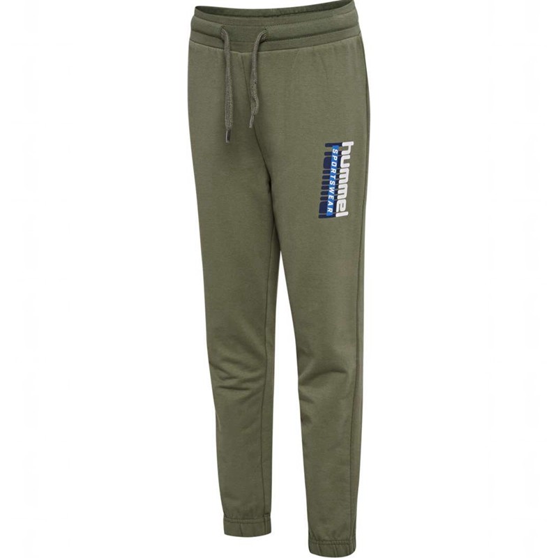 Hummel Tukas Broek Kinderen Olijfgroen | 307328-424