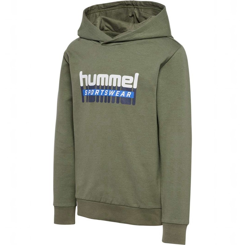 Hummel Tukas Hoodie Kinderen Olijfgroen | 597351-999