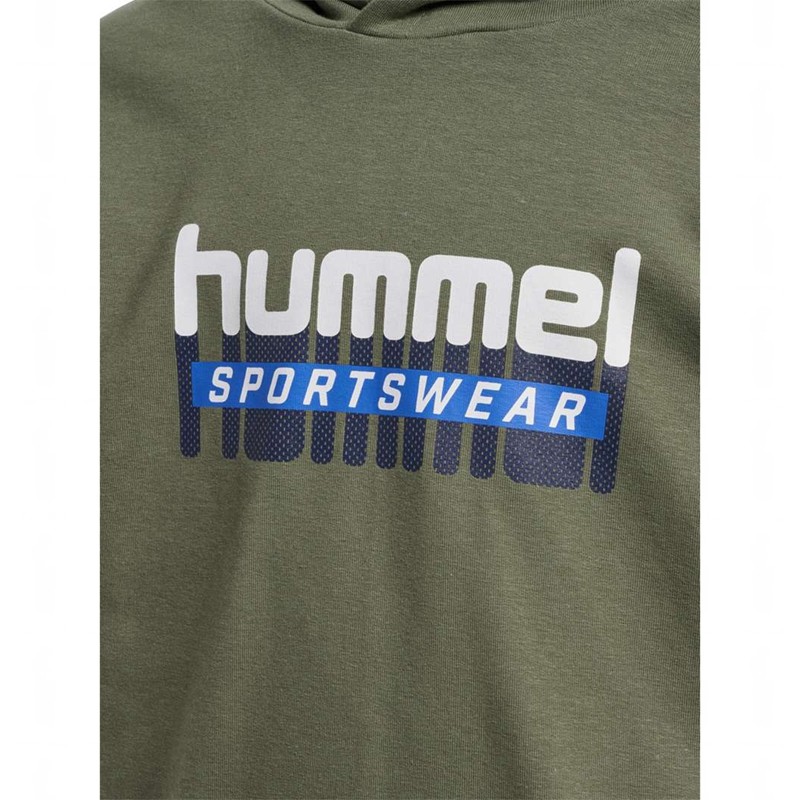 Hummel Tukas Hoodie Kinderen Olijfgroen | 597351-999