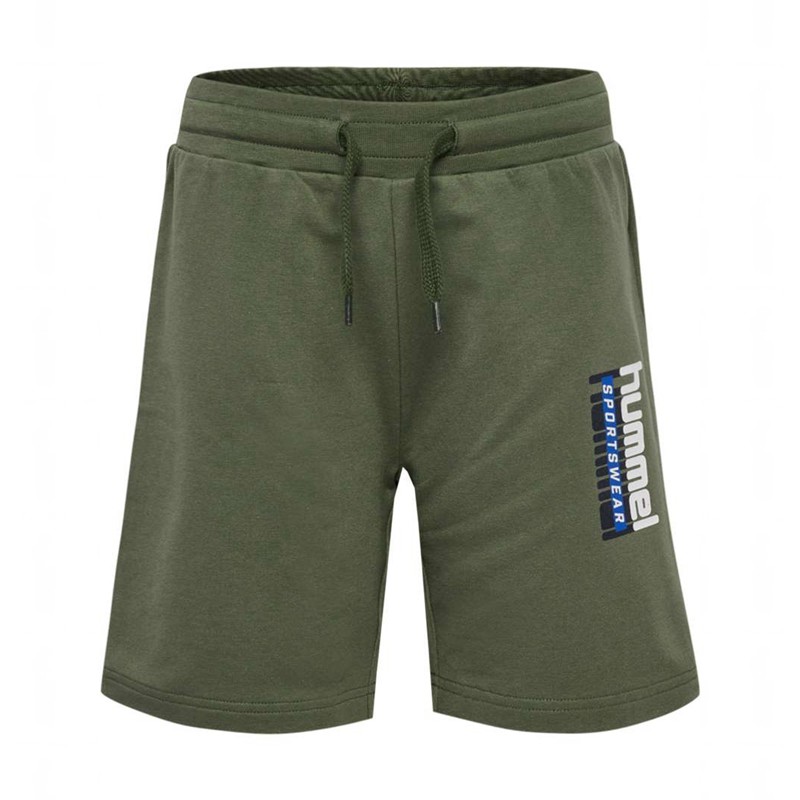 Hummel Tukas Korte Broek Kinderen Olijfgroen | 467169-710