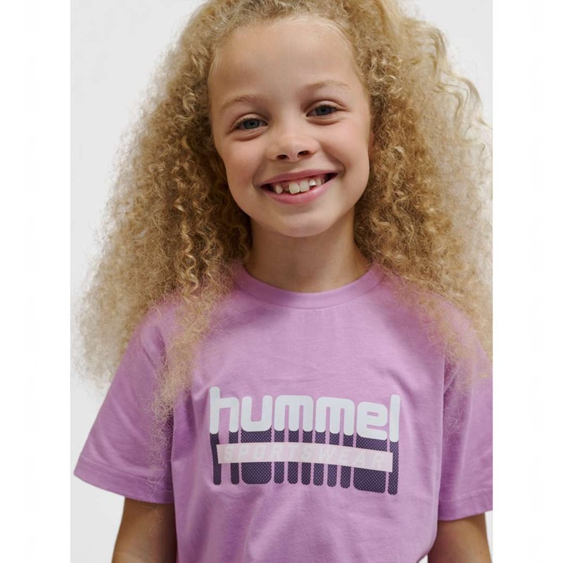 Hummel Tukas S/S 2-pack T-shirts Kinderen Roze | 297584-191