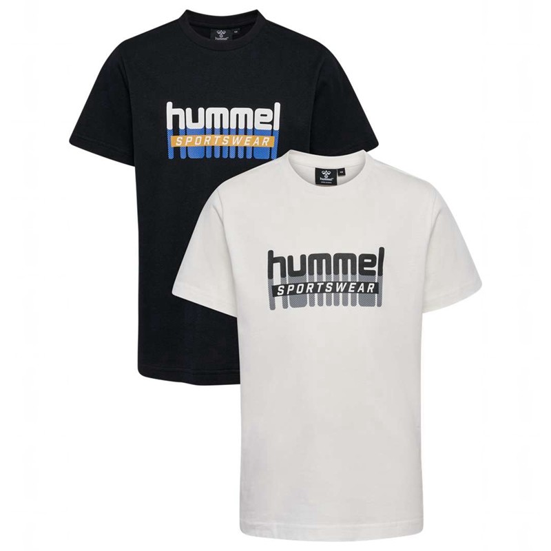 Hummel Tukas S/S 2-pack T-shirts Kinderen Zwart | 340180-775