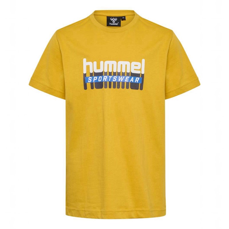 Hummel Tukas S/S T-shirts Kinderen Geel | 592361-173