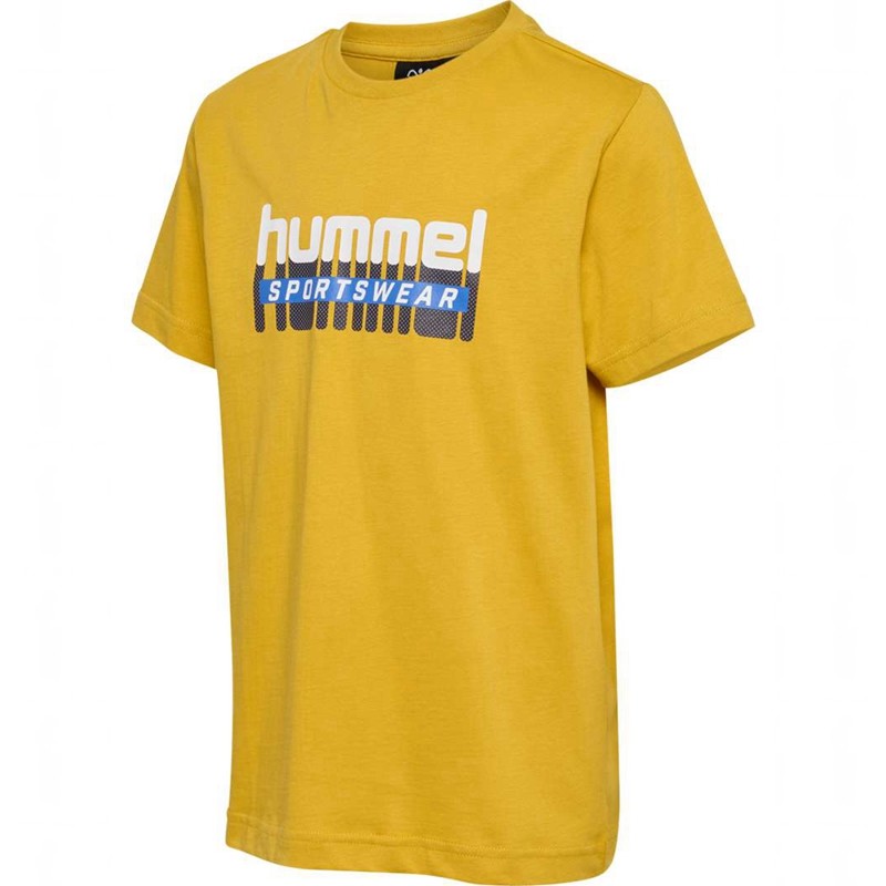 Hummel Tukas S/S T-shirts Kinderen Geel | 592361-173