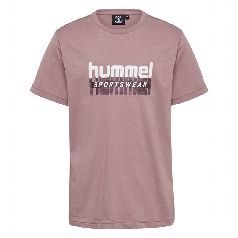 Hummel Tukas S/S T-shirts Kinderen Roze | 012829-565