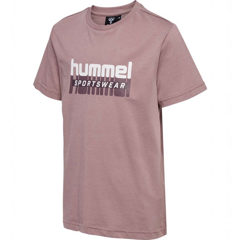 Hummel Tukas S/S T-shirts Kinderen Roze | 012829-565