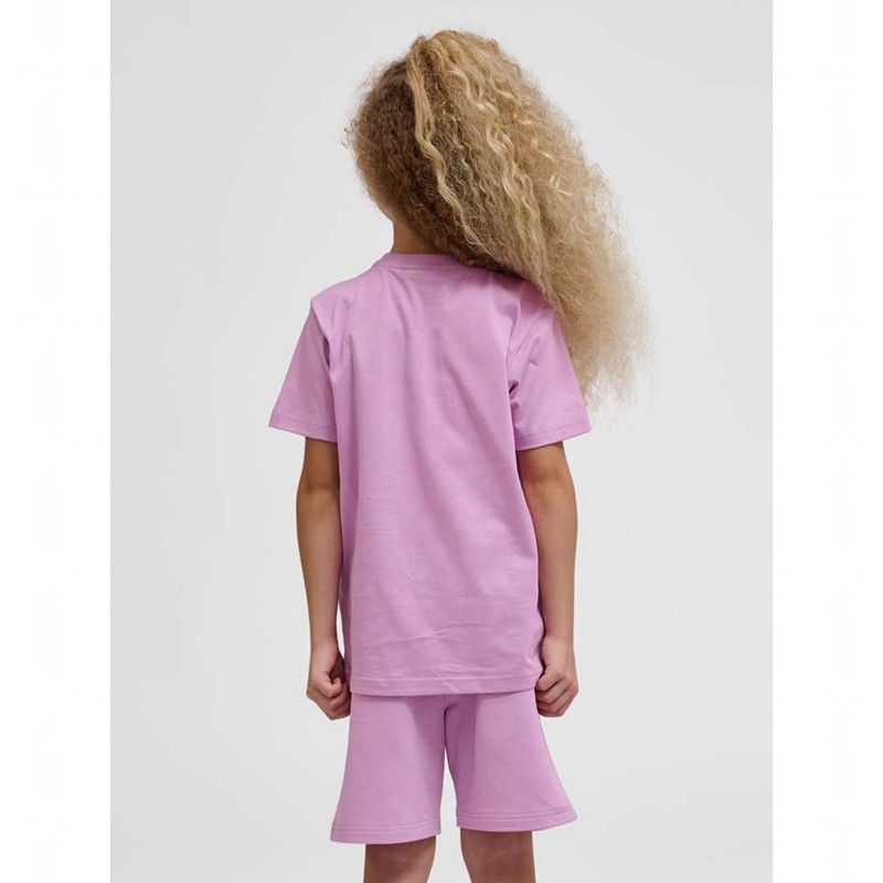 Hummel Tukas S/S T-shirts Kinderen Roze | 413667-123