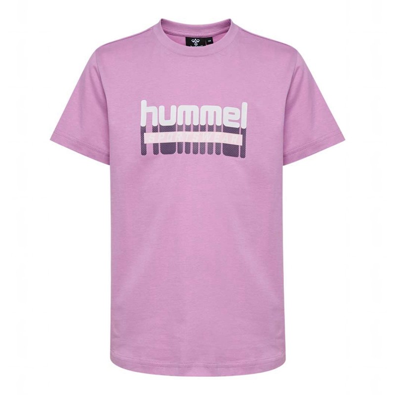 Hummel Tukas S/S T-shirts Kinderen Roze | 413667-123
