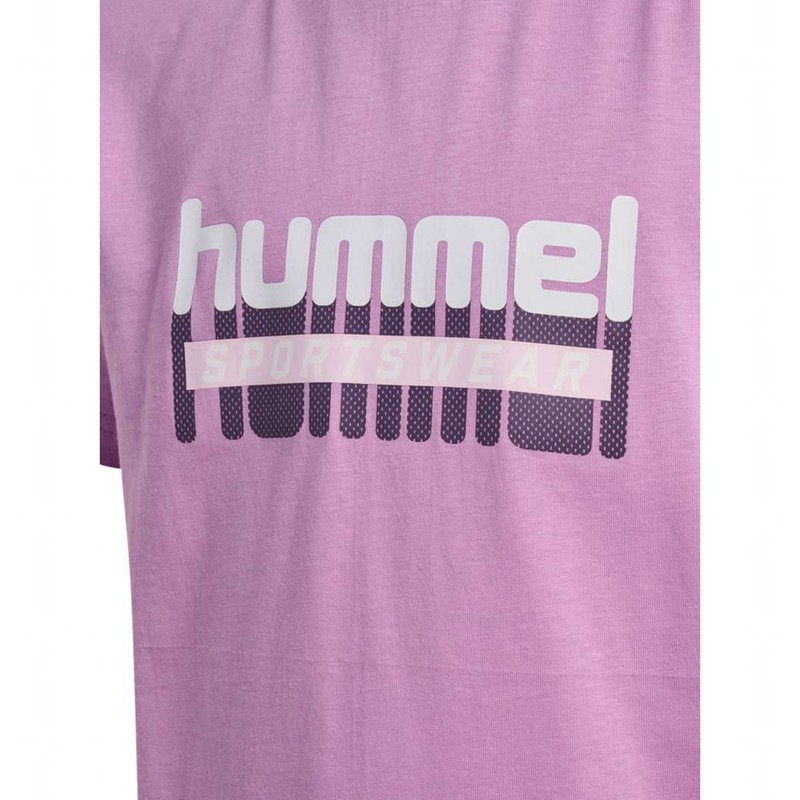 Hummel Tukas S/S T-shirts Kinderen Roze | 413667-123