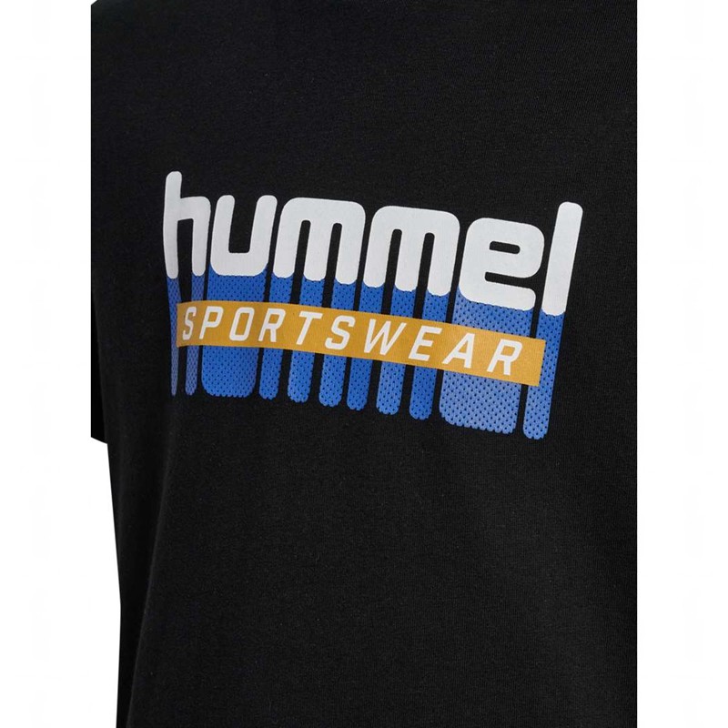Hummel Tukas S/S T-shirts Kinderen Zwart | 580795-965