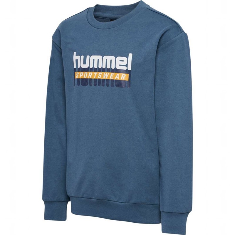 Hummel Tukas Sweatshirts Kinderen Blauw | 963216-652