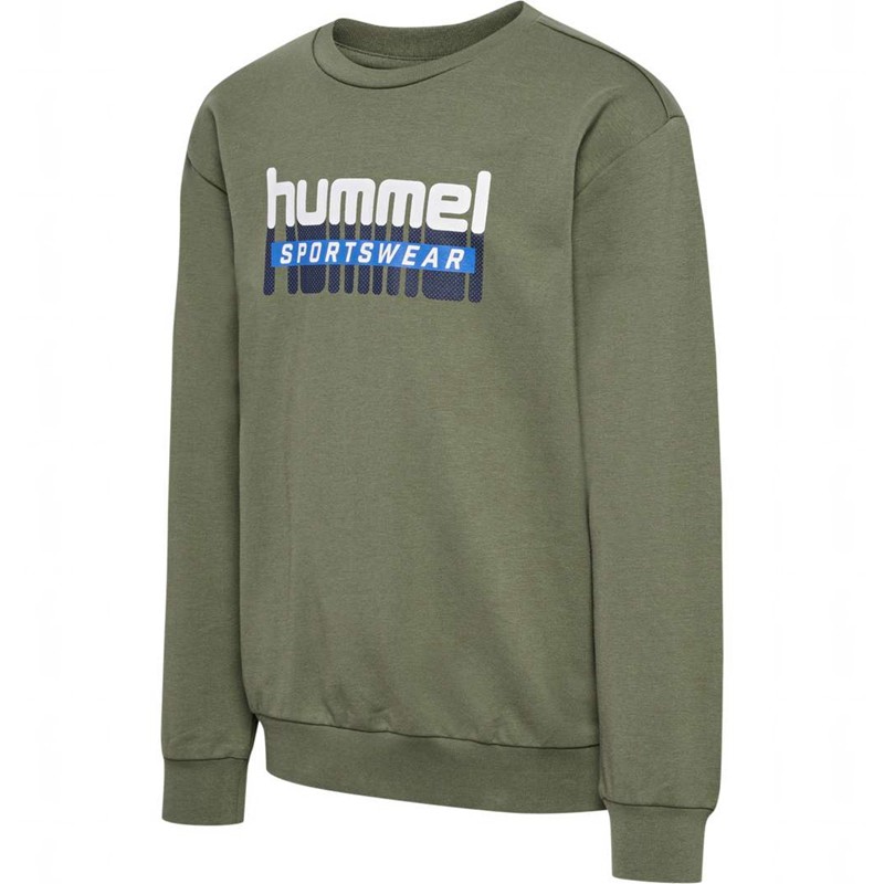 Hummel Tukas Sweatshirts Kinderen Olijfgroen | 740756-156