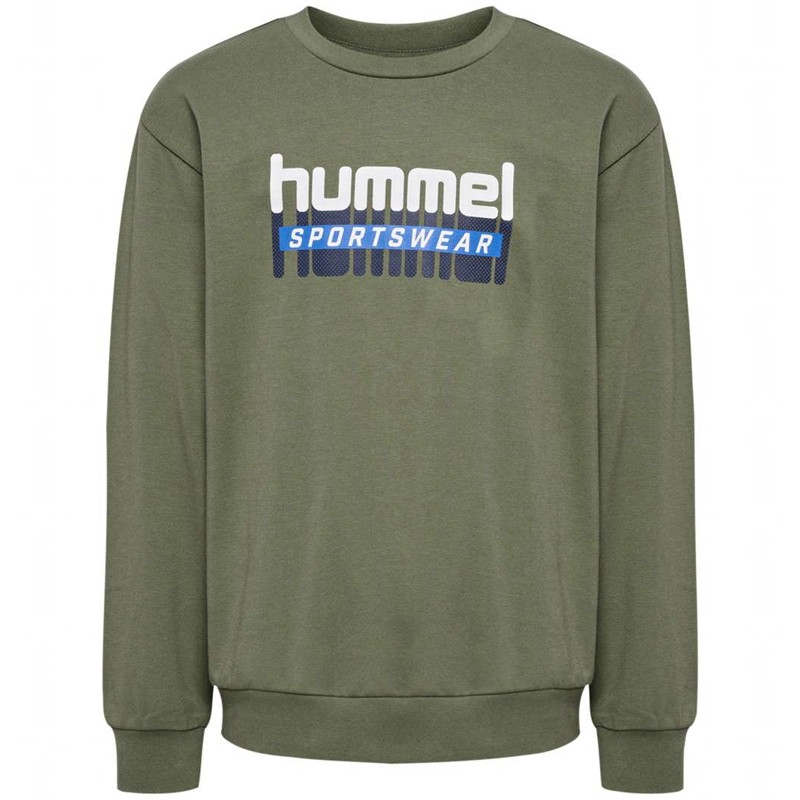 Hummel Tukas Sweatshirts Kinderen Olijfgroen | 740756-156