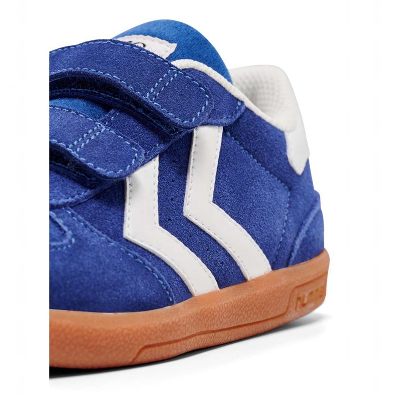 Hummel Victory Suede Ii Sneakers Kinderen Blauw | 716067-744