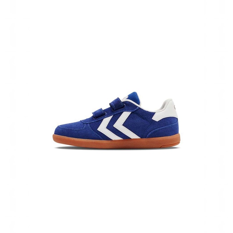 Hummel Victory Suede Ii Sneakers Kinderen Blauw | 716067-744