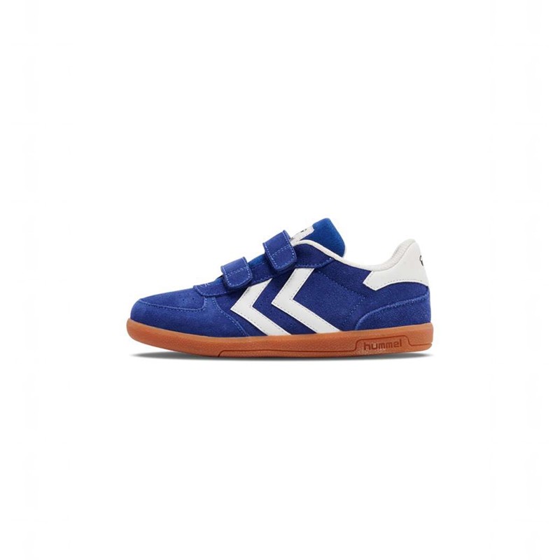 Hummel Victory Suede Ii Sneakers Kinderen Blauw | 716067-744