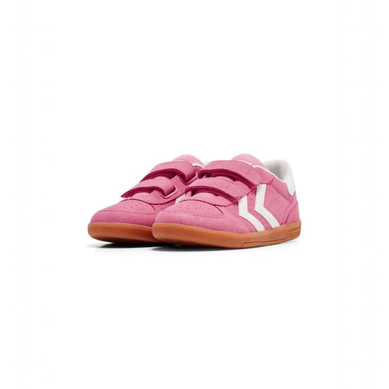 Hummel Victory Suede Ii Sneakers Kinderen Roze | 374993-774