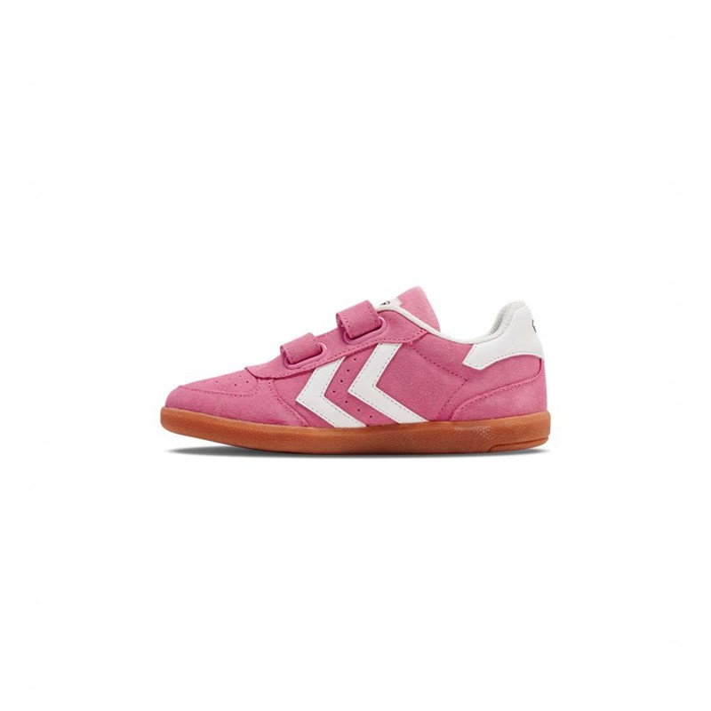 Hummel Victory Suede Ii Sneakers Kinderen Roze | 374993-774