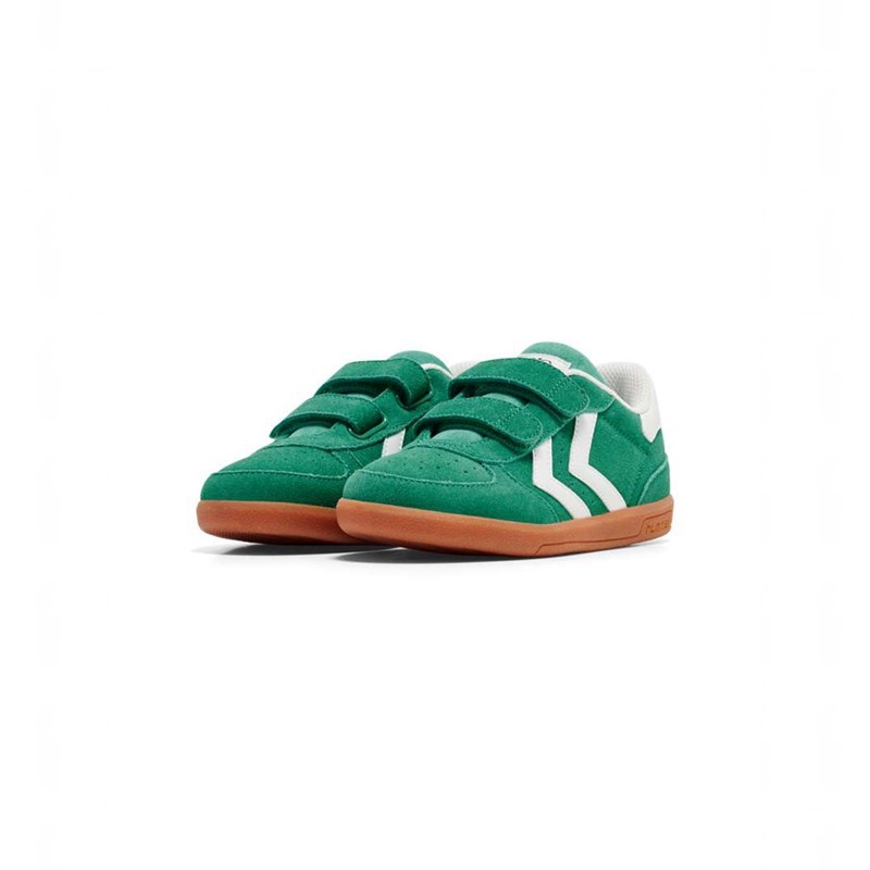 Hummel Victory Suede Ii Sneakers Kinderen Groen | 848729-488