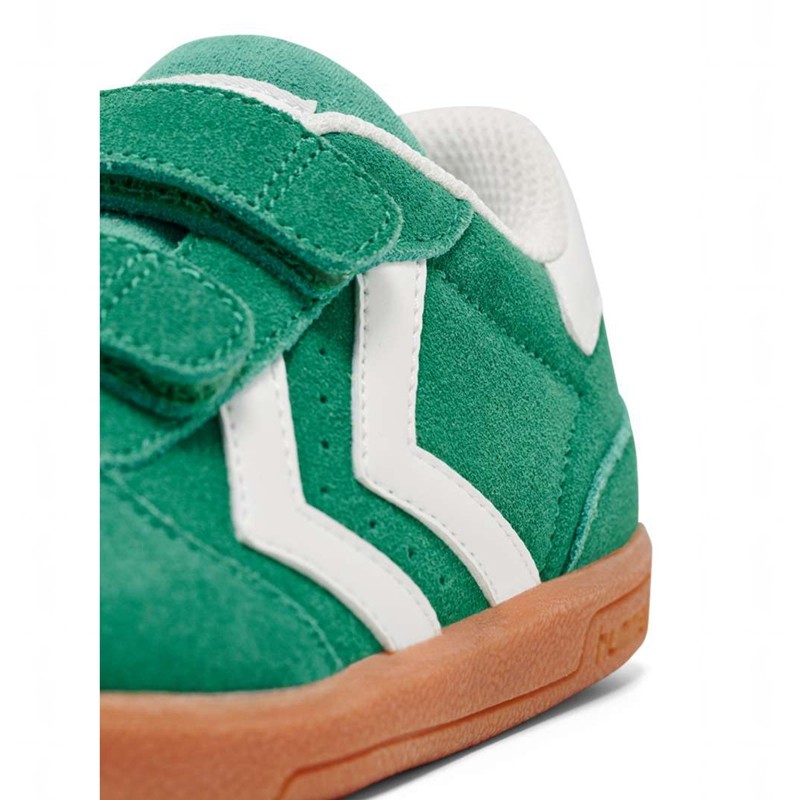 Hummel Victory Suede Ii Sneakers Kinderen Groen | 848729-488