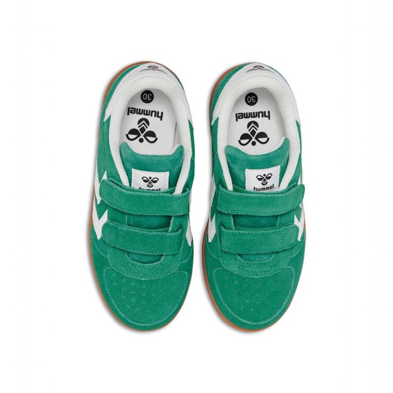 Hummel Victory Suede Ii Sneakers Kinderen Groen | 848729-488