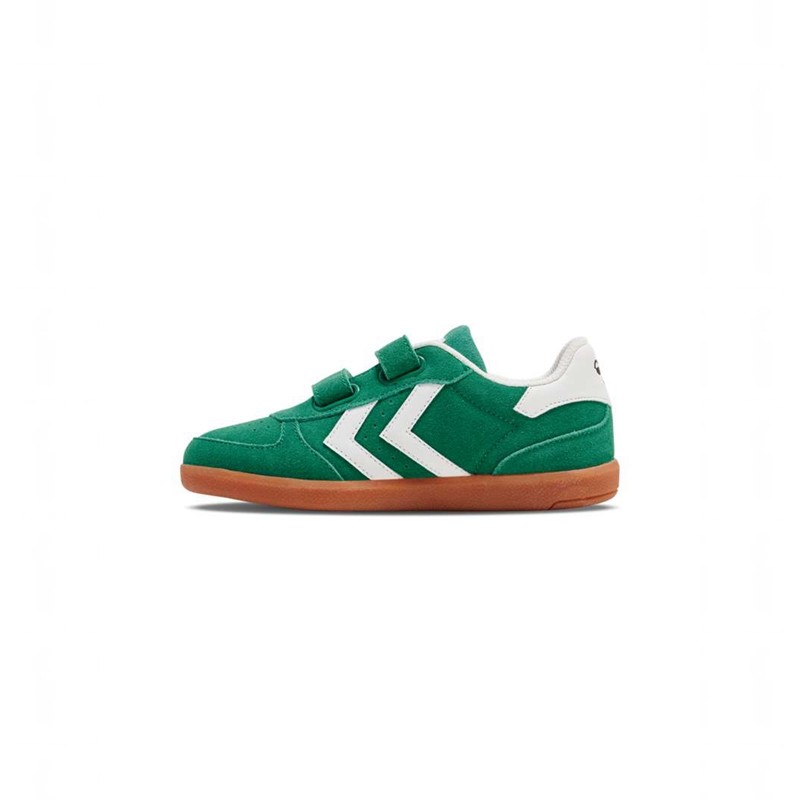 Hummel Victory Suede Ii Sneakers Kinderen Groen | 848729-488