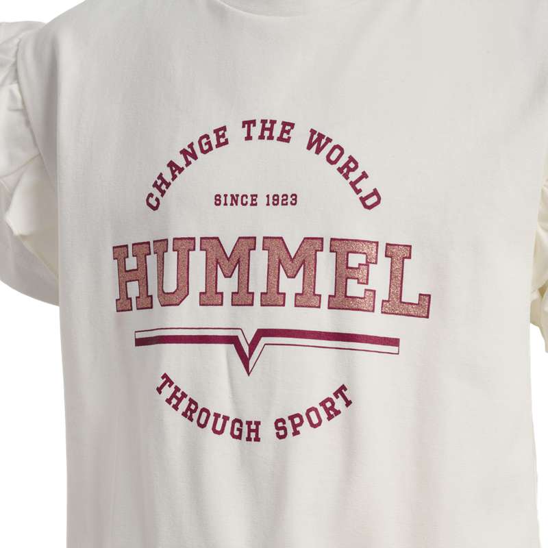 Hummel Violet S/S T-shirts Kinderen Wit | 815961-291