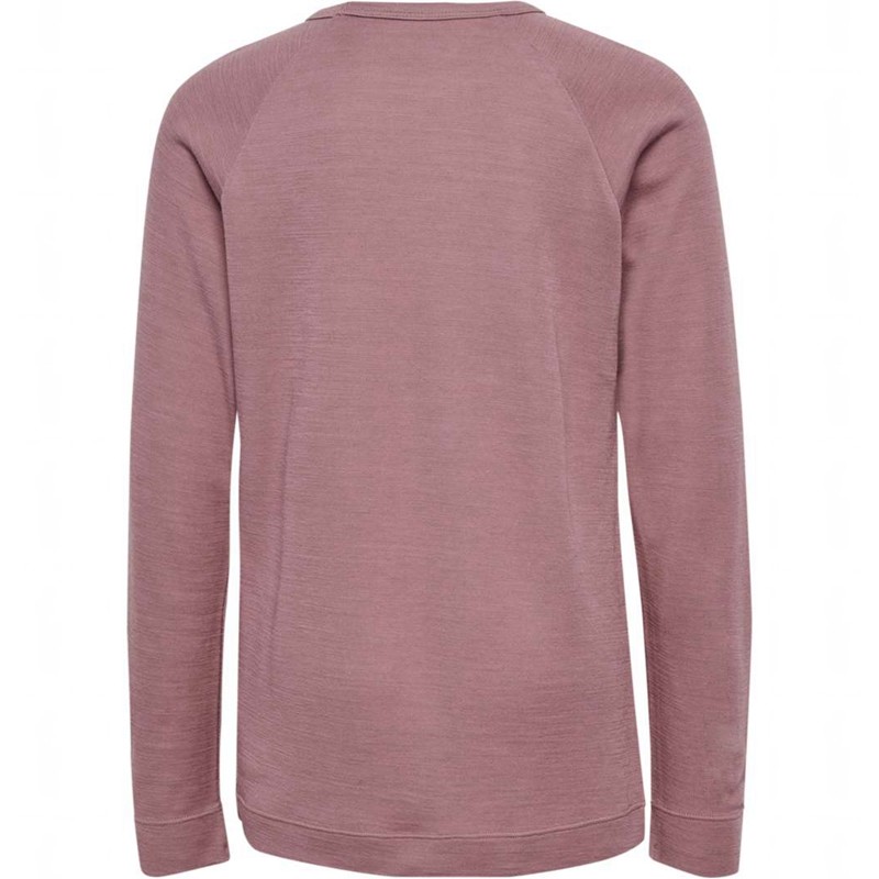 Hummel Wingo L/S T-shirts Kinderen Roze | 670959-546